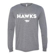 Load image into Gallery viewer, Prairie Trail Elementary Hawks Spring 2021 Long Sleeve Tee - Adult-Soft and Spun Apparel Orders
