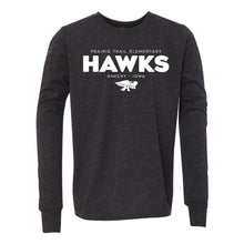 Load image into Gallery viewer, Prairie Trail Elementary Hawks Spring 2021 Long Sleeve Tee - Youth-Soft and Spun Apparel Orders

