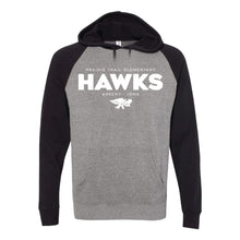 Load image into Gallery viewer, Prairie Trail Elementary Hawks Spring 2021 Hooded Sweatshirt - Adult-Soft and Spun Apparel Orders
