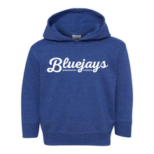 Load image into Gallery viewer, Bluejays Script - Hooded Sweatshirt - Toddler-Soft and Spun Apparel Orders
