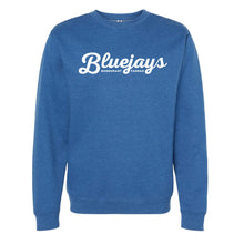 Load image into Gallery viewer, Bluejays Script - Crewneck Sweatshirt - Adult-Soft and Spun Apparel Orders
