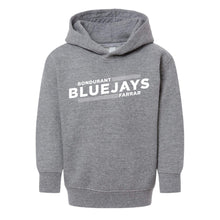 Load image into Gallery viewer, Bluejays Slant - Hooded Sweatshirt - Toddler-Soft and Spun Apparel Orders

