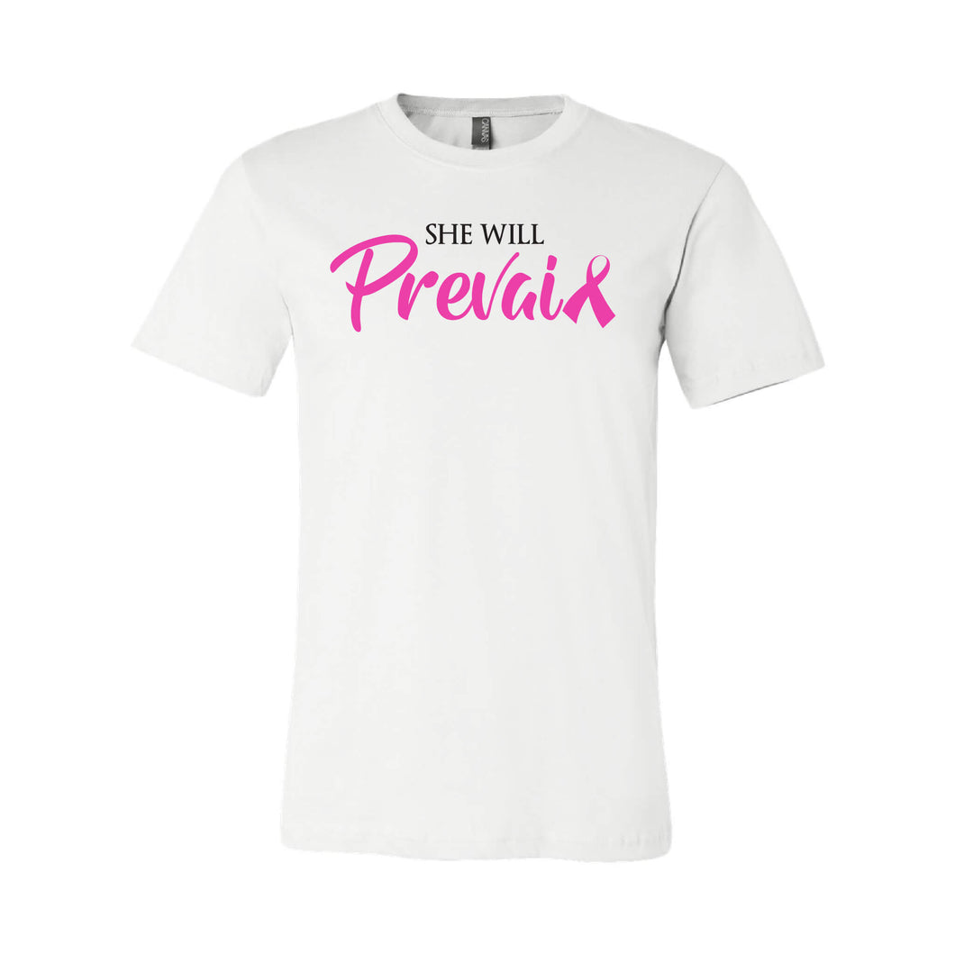 She Will Prevail - The Becca Willson Memorial T-Shirt - Adult-Soft and Spun Apparel Orders