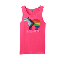 Load image into Gallery viewer, Capital Bears Pride Flag Tank - Adult-Soft and Spun Apparel Orders
