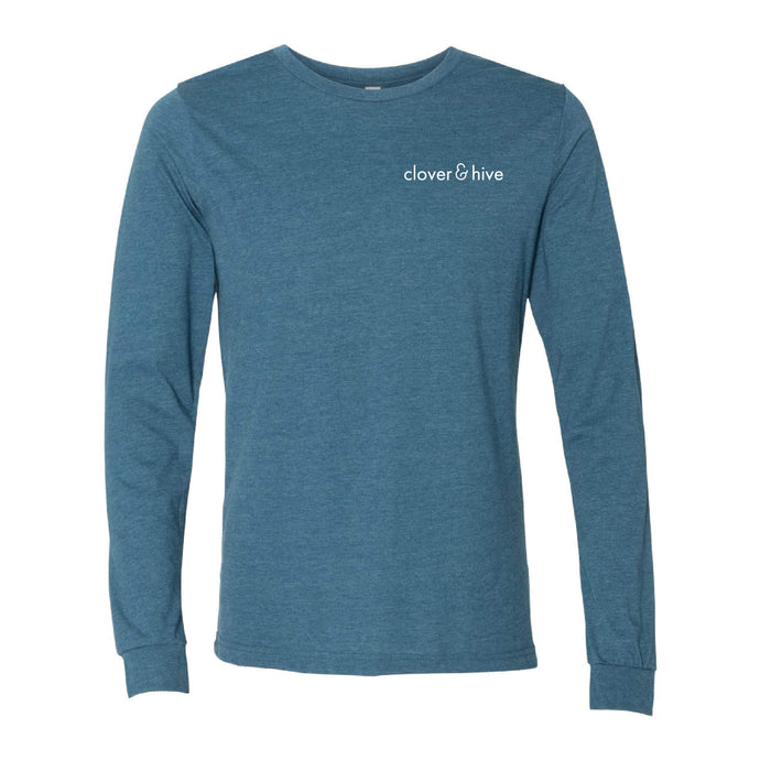 Clover & Hive Long Sleeve T-Shirt - Adult-Soft and Spun Apparel Orders