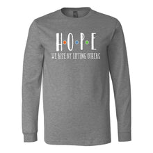 Load image into Gallery viewer, Hope Dots Design Long Sleeve T-Shirt - Adult-Soft and Spun Apparel Orders
