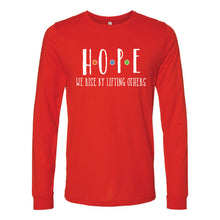 Load image into Gallery viewer, Hope Dots Design Long Sleeve T-Shirt - Adult-Soft and Spun Apparel Orders

