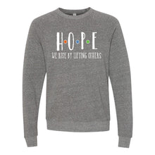 Load image into Gallery viewer, Hope Dots Design Crewneck Sweatshirt - Adult-Soft and Spun Apparel Orders
