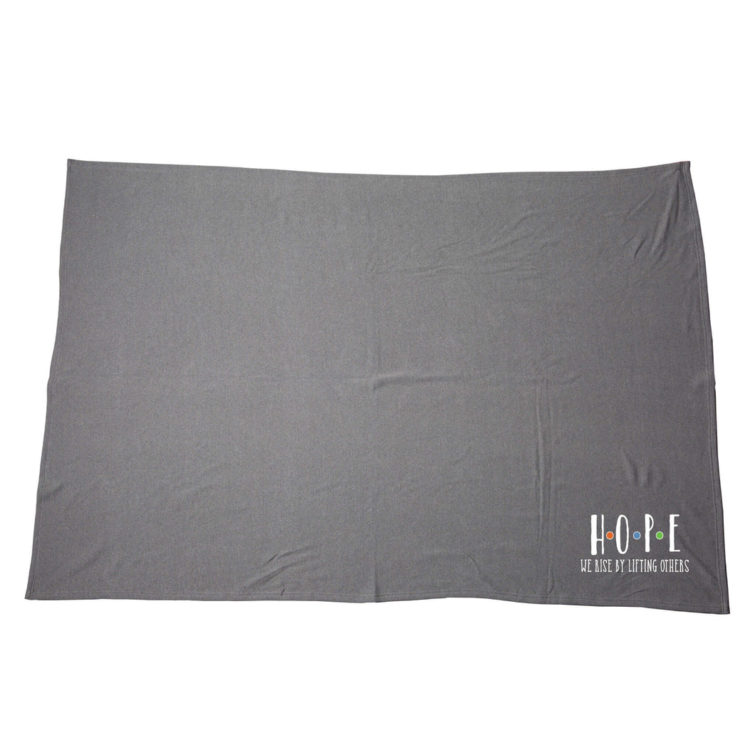 Hope Dots Design Sweatshirt Blanket-Soft and Spun Apparel Orders