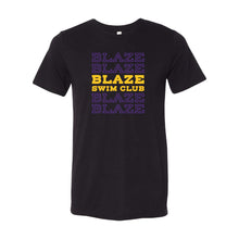 Load image into Gallery viewer, Johnston Blaze Swim Club Flow Crewneck T-Shirt - Adult-Soft and Spun Apparel Orders
