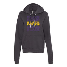 Load image into Gallery viewer, Johnston Blaze Swim Club Flow Hooded Sweatshirt - Adult-Soft and Spun Apparel Orders
