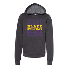 Load image into Gallery viewer, Johnston Blaze Swim Club Flow Hooded Sweatshirt - Youth-Soft and Spun Apparel Orders

