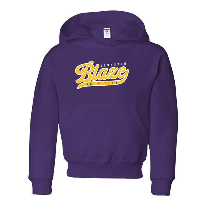Johnston Blaze Script Hoodie - Youth-Soft and Spun Apparel Orders