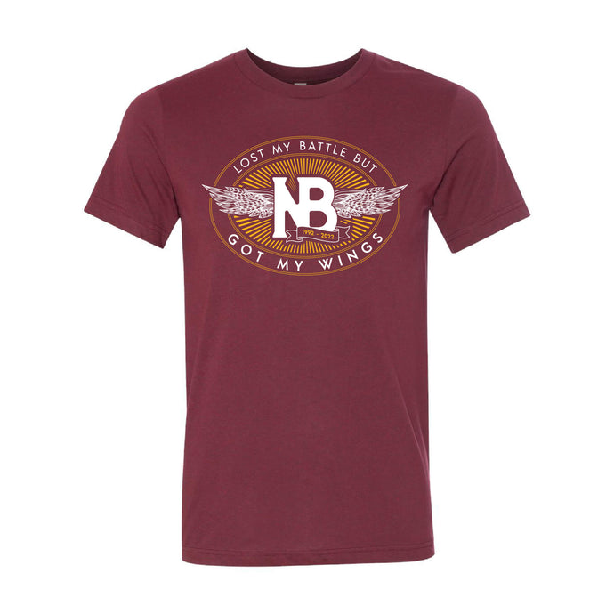 Nick Bassett Got My Wings T-Shirt - Adult-Soft and Spun Apparel Orders