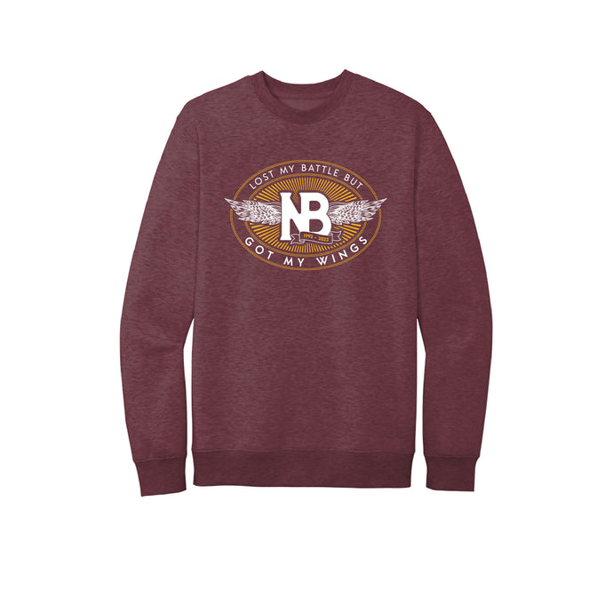 Nick Bassett Got My Wings Crewneck Sweatshirt - Adult-Soft and Spun Apparel Orders