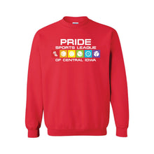 Load image into Gallery viewer, Pride Sports League Full Color Imprint Crewneck Sweatshirt-Soft and Spun Apparel Orders
