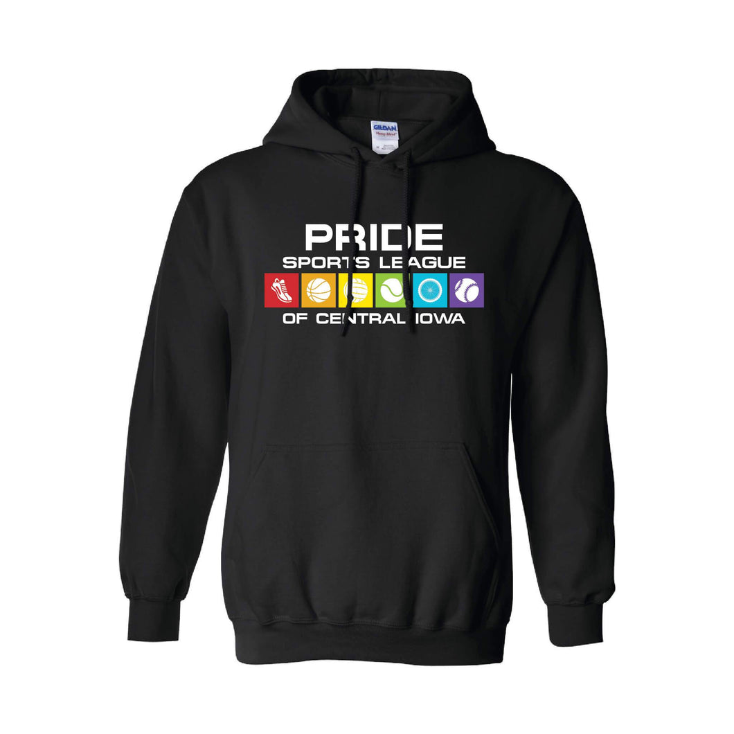 Pride Sports League Full Color Imprint Pullover Hoodie-Soft and Spun Apparel Orders