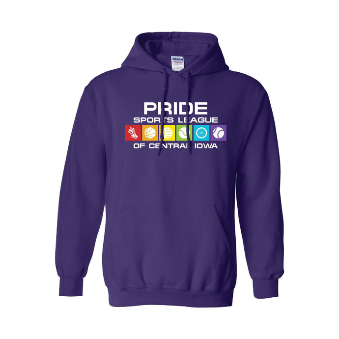 Pride Sports League Full Color Imprint Pullover Hoodie-Soft and Spun Apparel Orders