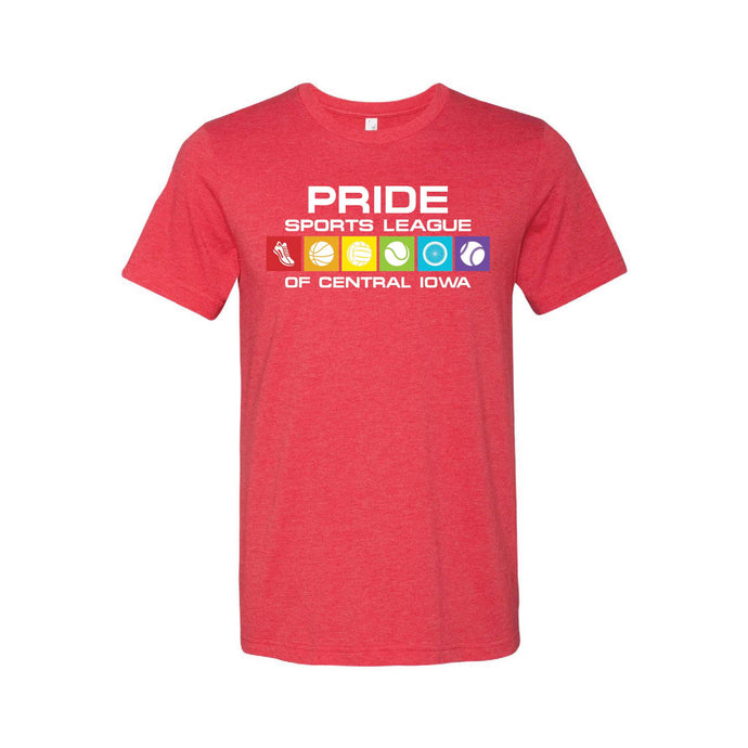 Pride Sports League Full Color Imprint T-Shirt-Soft and Spun Apparel Orders
