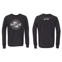 Load image into Gallery viewer, Saint Luke Badge Long Sleeve T-Shirt - Youth-Soft and Spun Apparel Orders
