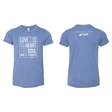 Load image into Gallery viewer, Luke 10:27 Crewneck T-Shirt - Youth-Soft and Spun Apparel Orders
