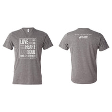Load image into Gallery viewer, Luke 10:27 V-Neck T-Shirt - Adult-Soft and Spun Apparel Orders
