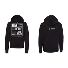 Load image into Gallery viewer, Luke 10:27 Hooded Sweatshirt - Youth-Soft and Spun Apparel Orders
