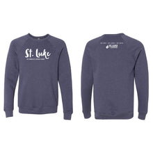 Load image into Gallery viewer, Saint Luke Script Crewneck Sweatshirt - Adult-Soft and Spun Apparel Orders
