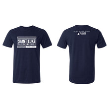 Load image into Gallery viewer, Saint Luke Block Crewneck T-Shirt - Adult-Soft and Spun Apparel Orders
