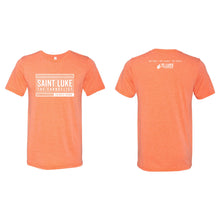 Load image into Gallery viewer, Saint Luke Block Crewneck T-Shirt - Adult-Soft and Spun Apparel Orders
