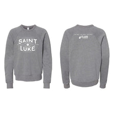 Load image into Gallery viewer, Saint Luke Burst Crewneck Sweatshirt - Youth-Soft and Spun Apparel Orders
