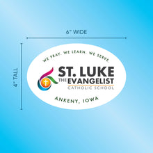 Load image into Gallery viewer, Saint Luke Vehicle Window Decal-Soft and Spun Apparel Orders
