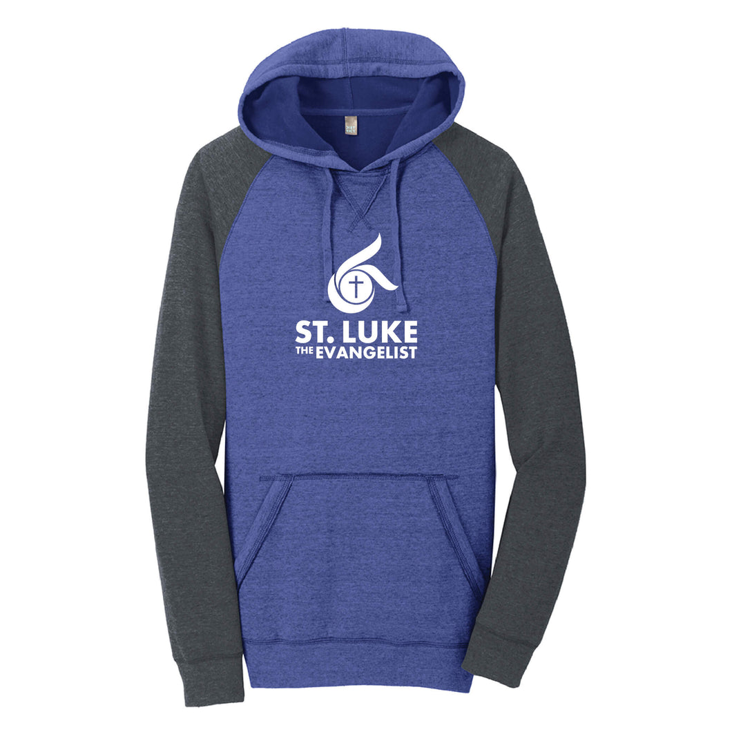 Saint Luke Fall 2022 Lightweight Fleece Raglan Hoodie - Adult-Soft and Spun Apparel Orders